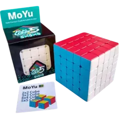 MoYu MeiLong 5x5 High Speed Cube Stickerless Matte Surface Magic Professors Cube Puzzle Toy - Rokomari